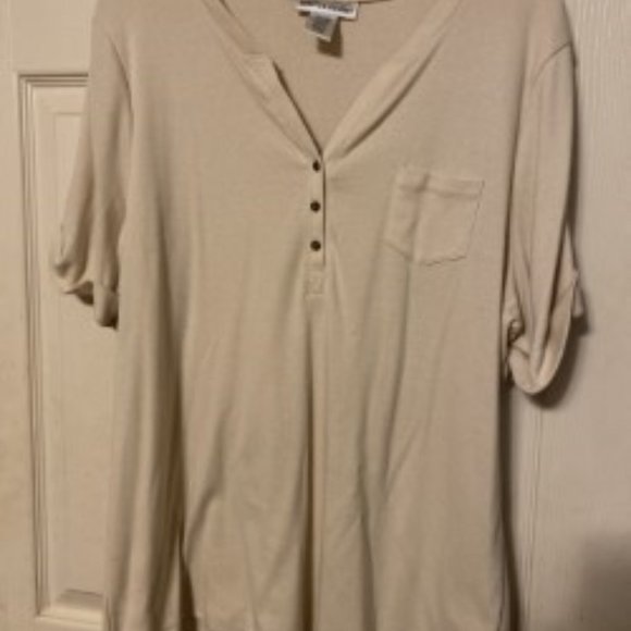 Rebecca Malone: Dressy V-Neck T-shirt - Picture 2 of 4